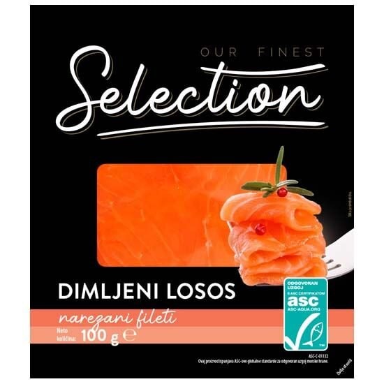 Losos dimljeni 100 g