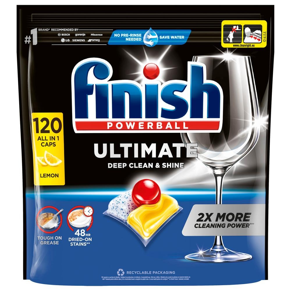 Finish ultimate tablete za strojno pranje posuđa 120 kom Finish