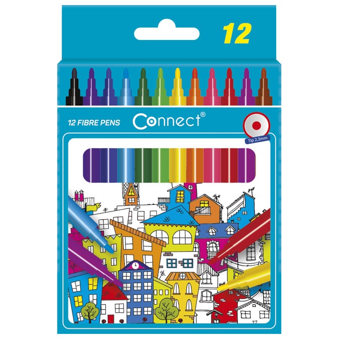 Flomasteri connect 12 komada