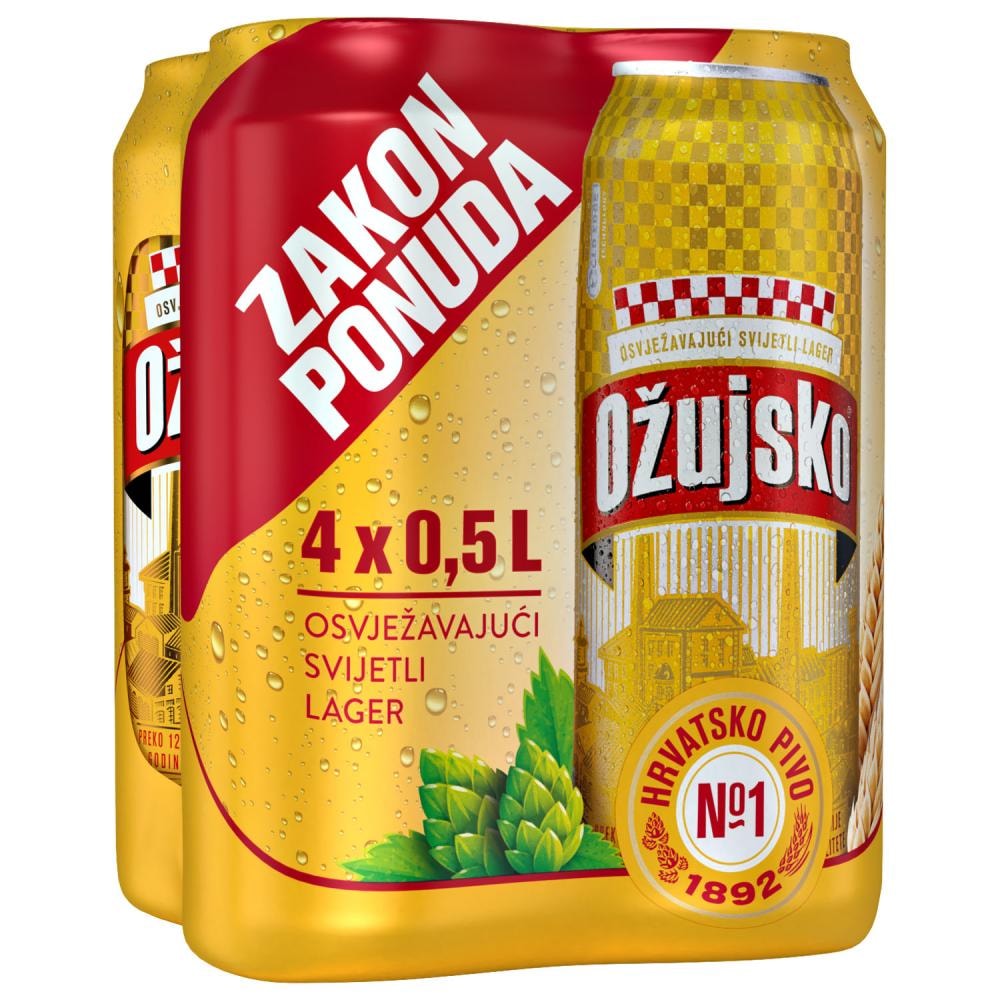 Pivo 4 x 0,5 l