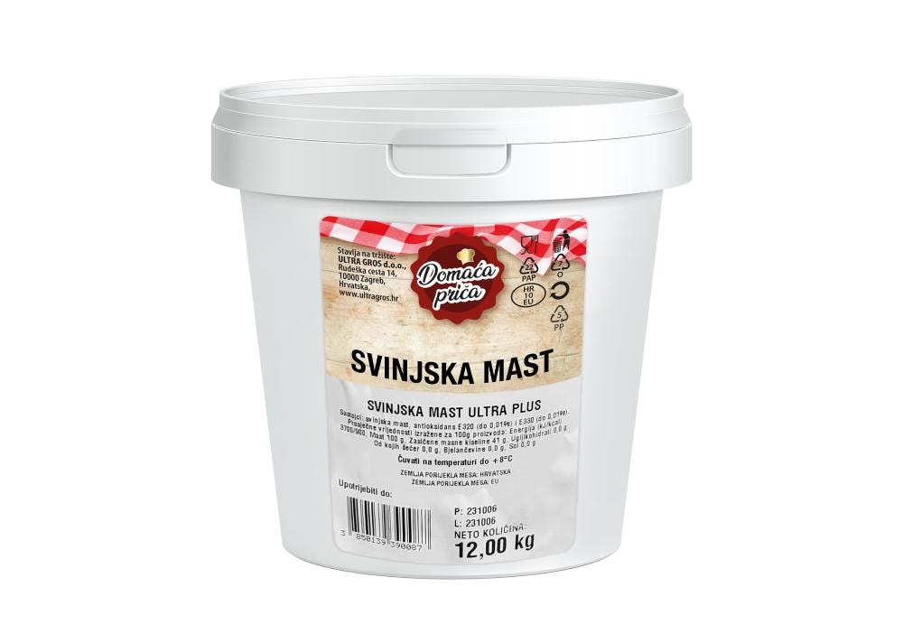 Svinjska mast 2.5 kg Pivac