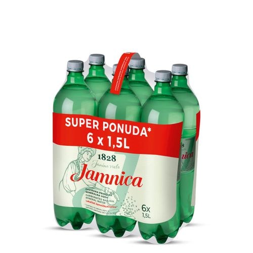 Jamnica gazirana prirodna mineralna voda 6 x 1.5 L