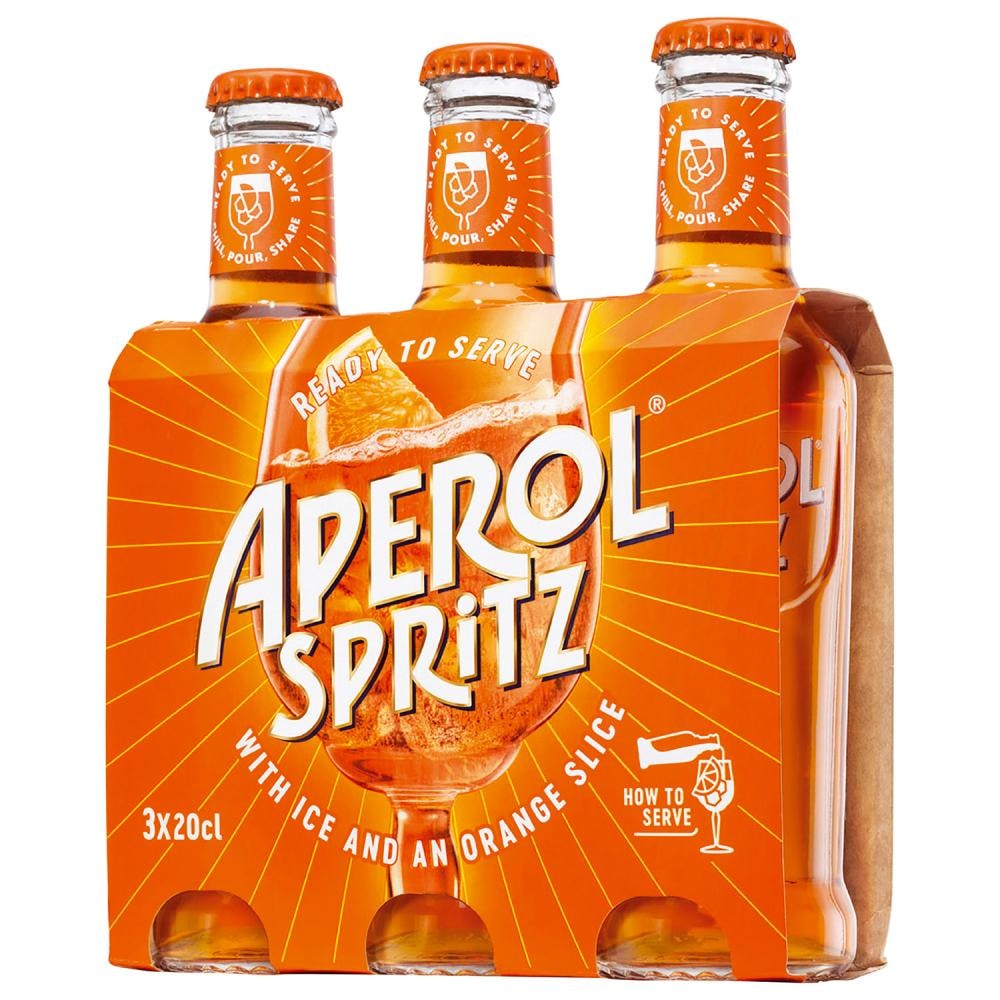 Aperol spritz 3 x 0.2 L