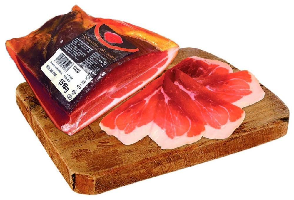 Šunka dalmatinska suha 100 g