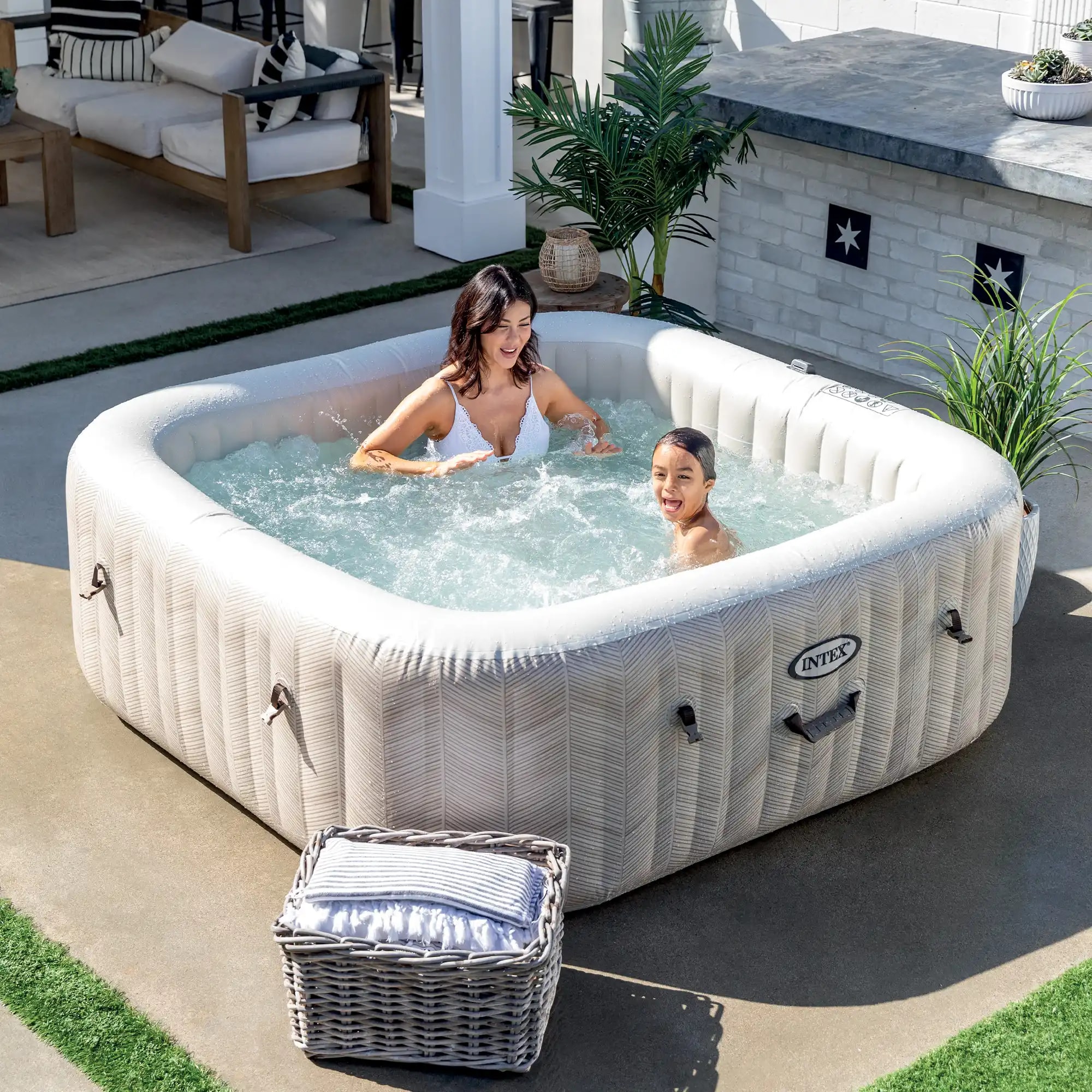 Spa intex chevron deluxe