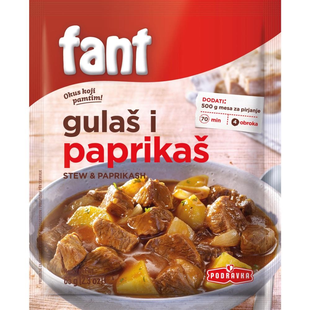 Fant 60 g, 65 g