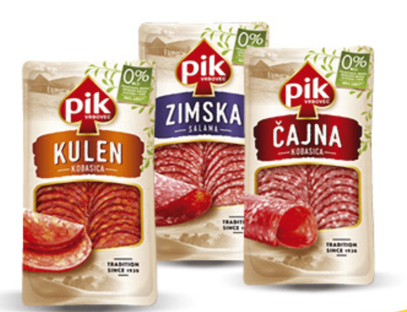 Zimska, panona salama, čajna, vrbovečka kobasica, kulen 100g