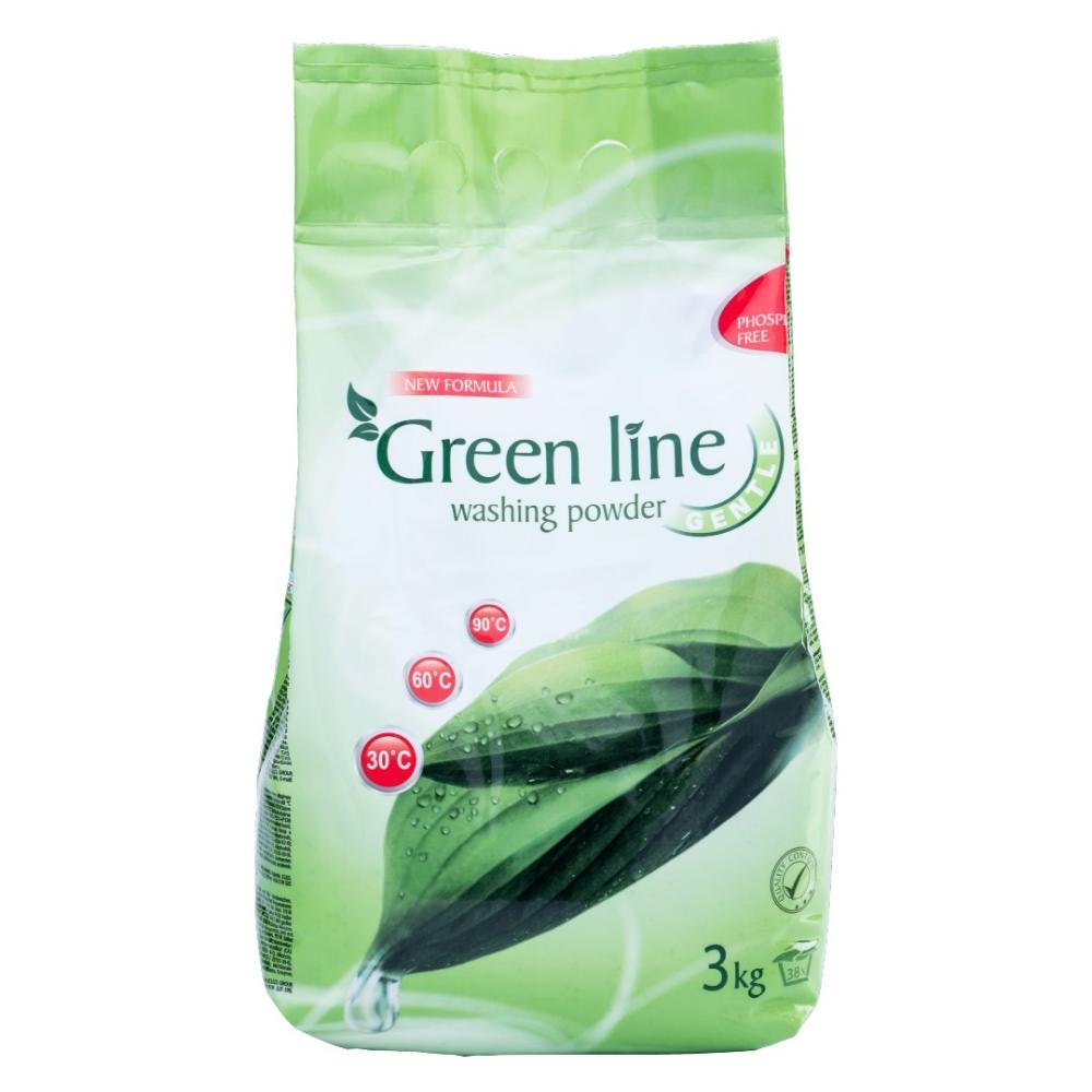 Deterdžent za rublje praškasti green line 3 kg