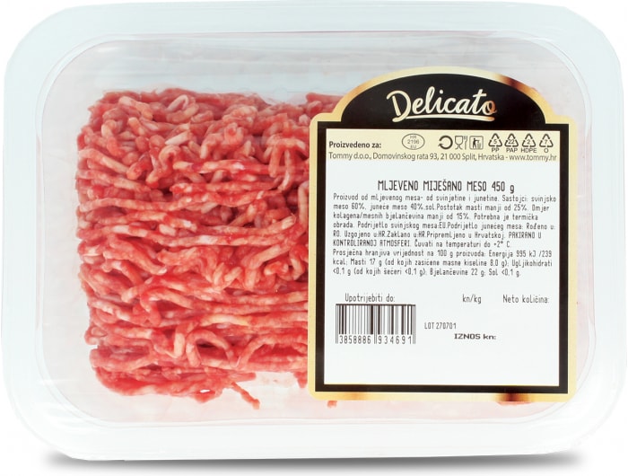 Mijeveno miješano meso 450 g