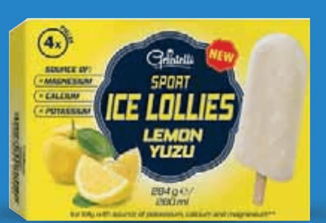 Izotonični sladoled lollies 4 x 70 ml