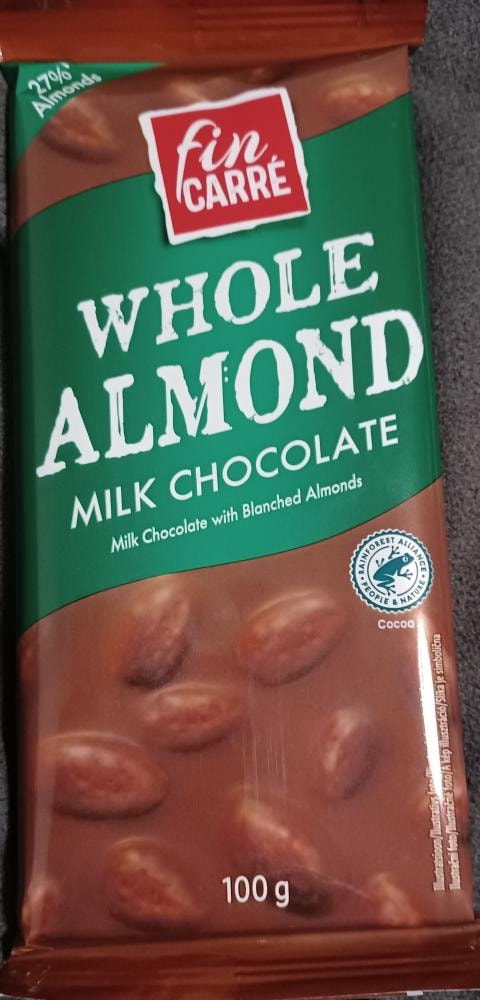 Čokolada whole almond 100 g