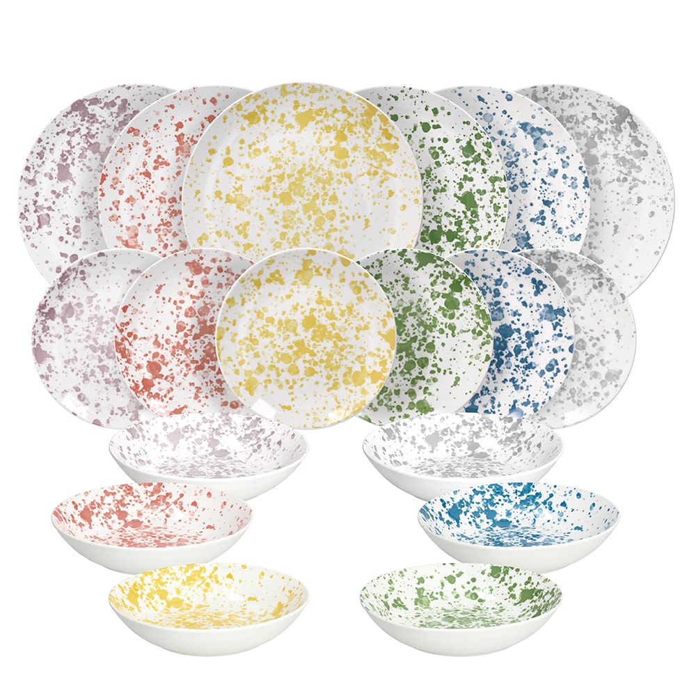 Set porculanskih tanjura apulia 18 - dijelni