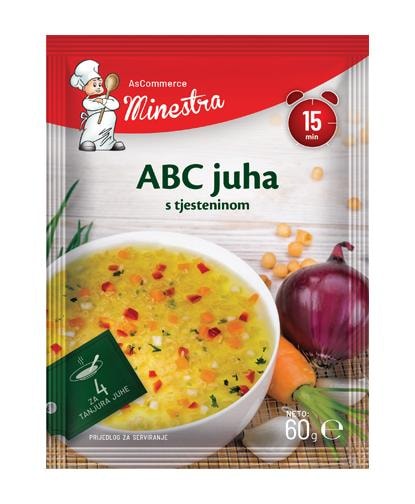 Juhe s tjesteninom minestra 60g