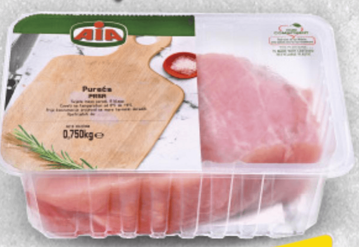 Pureća prsa 750g