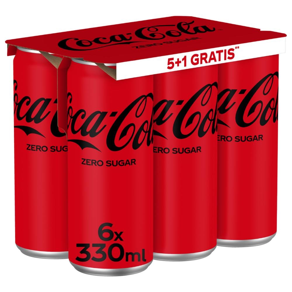 Coca-cola, coca-cola zero 6x0,5l
