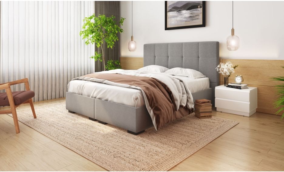 Pesaro modularni krevet s podiznom podnicom i madracem 160 x 200 cm