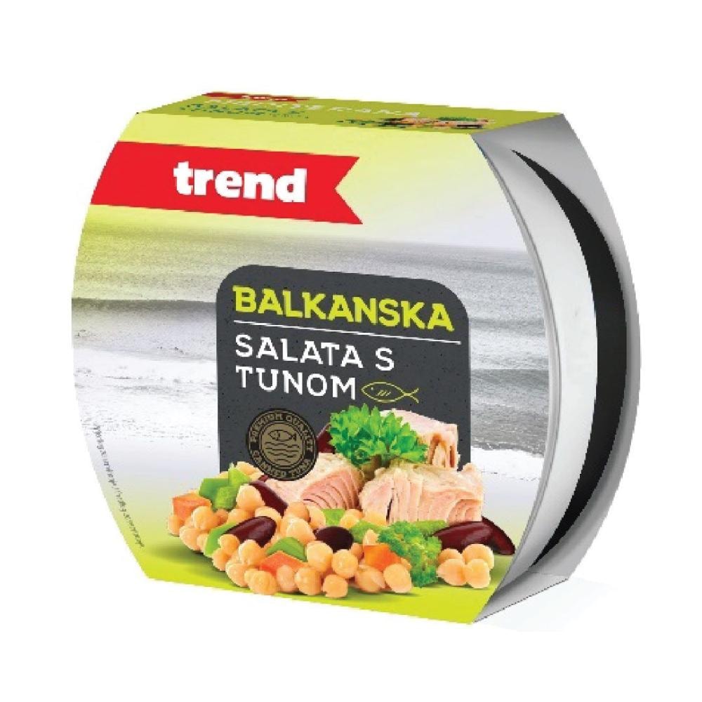 Salata balkanska s tunjevinom i povrćem 160g