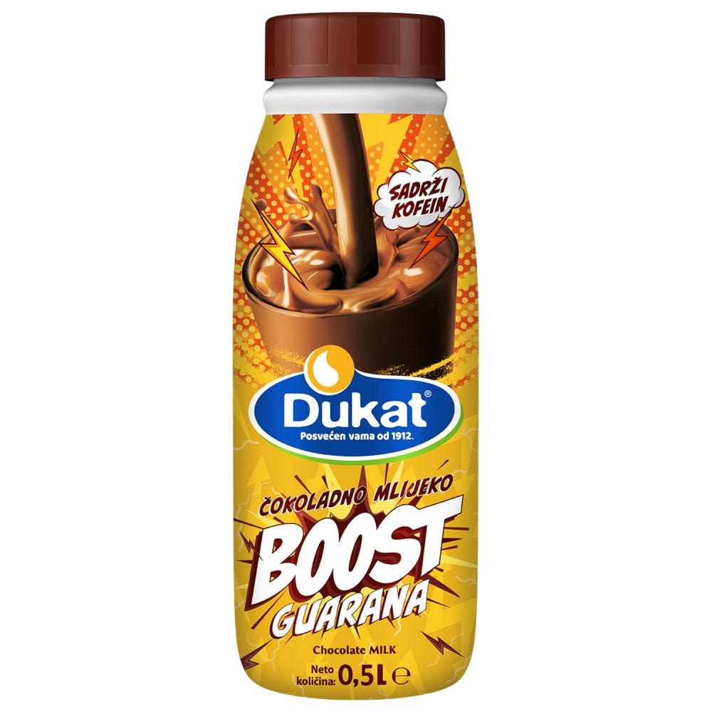 Dukat čokoladno mlijeko boost guarana 0,5L Dukat