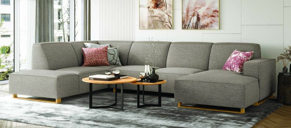 Valencia modularna garnitura 356 x 222 x 85 cm