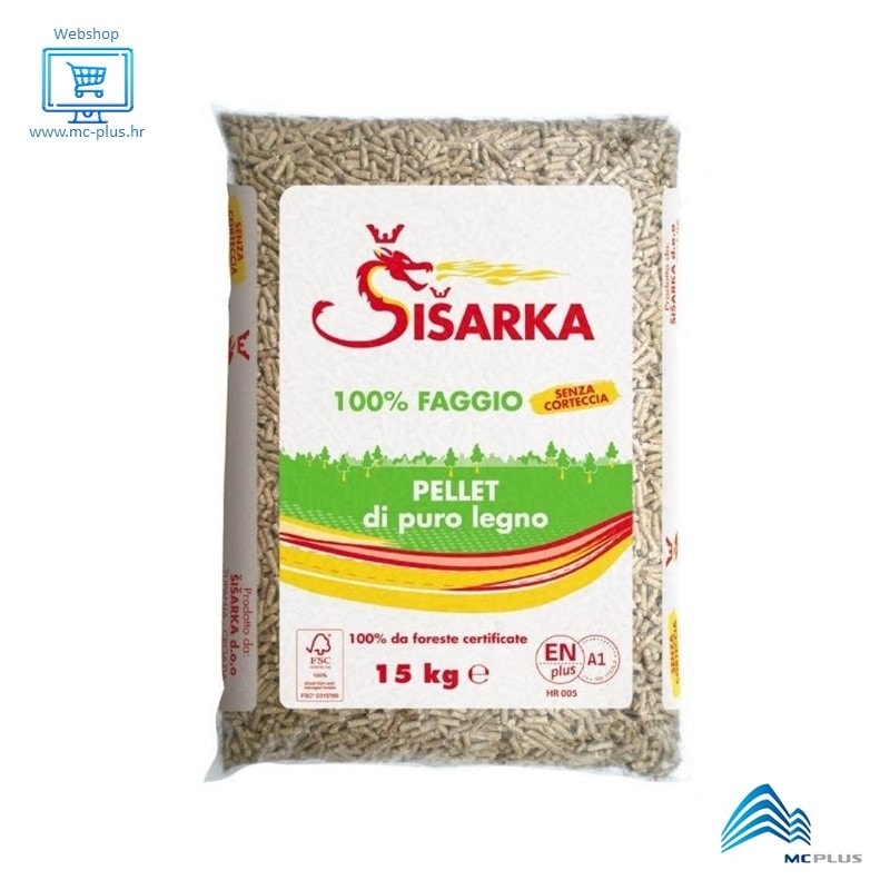 Pelet a1 šišarka 15 kg