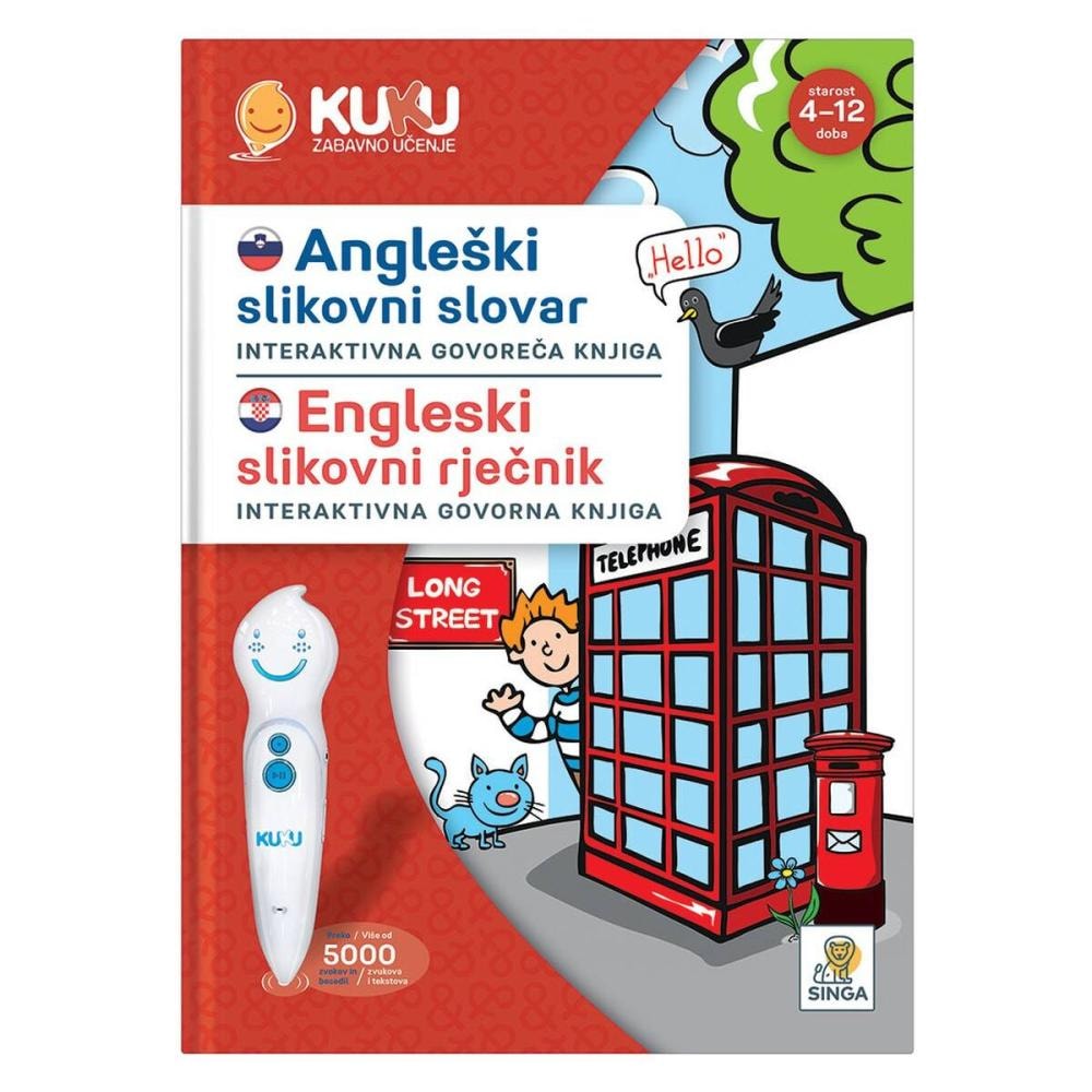 Interaktivna knjiga - engleski slikovni rječnik