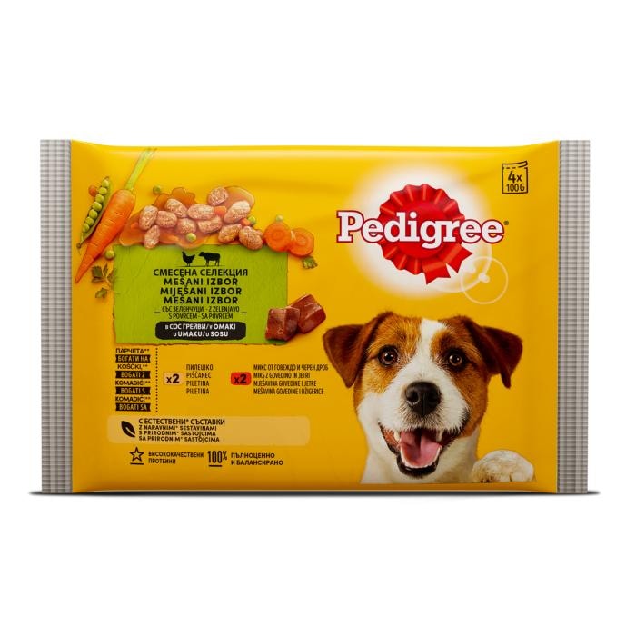 Pedigree hrana za pse 4 x 100 g