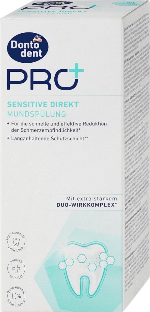 Pro+ sensitive direkt vodica za ispiranje usta 400 ml