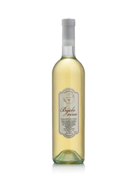 Bijelo ili crno kvalitetno vino 0,75 l