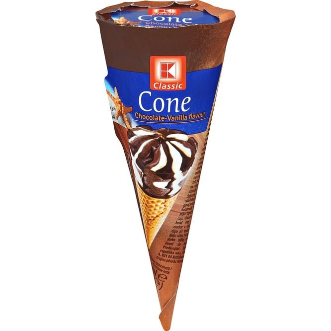 K-classic sladoled kornet 120 ml