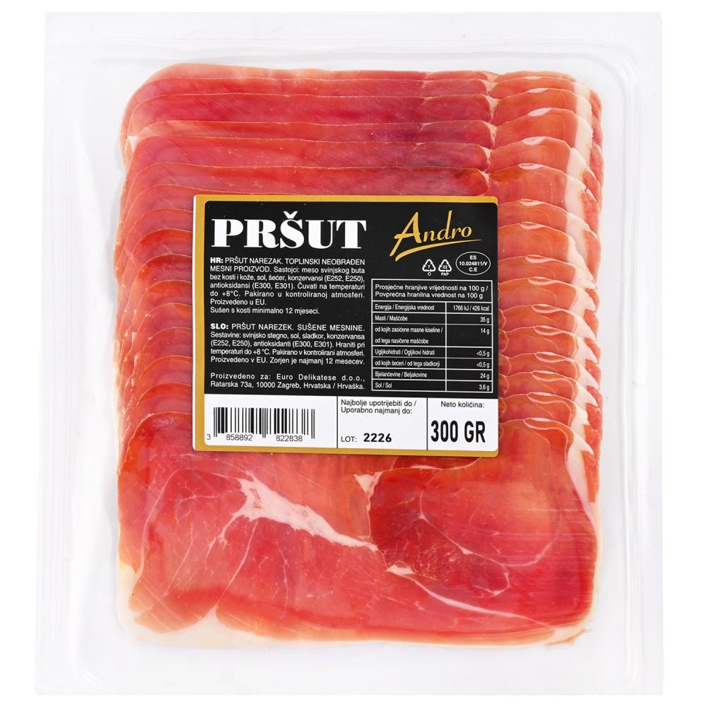 Pršut narezak 300 g