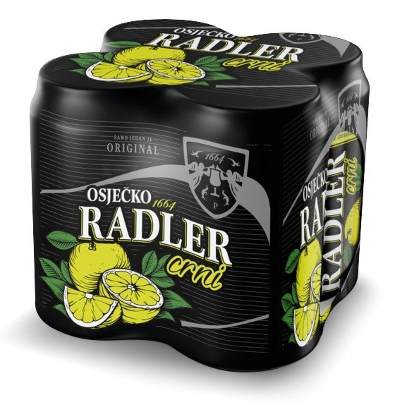 Radler crni osječko 4x0,5l