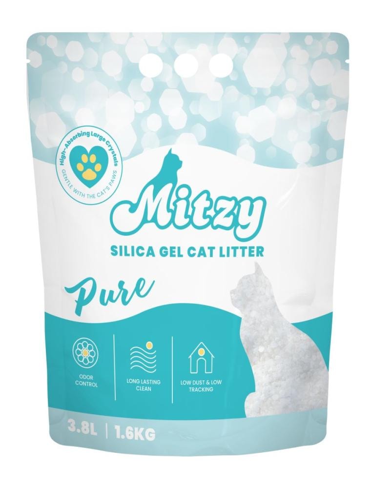 Mitzy silikatni pijesak za mačke pure 3,8/5 ili 15l