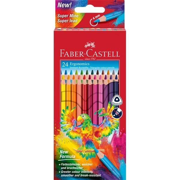 Trokutaste drvene bojice 12 komada