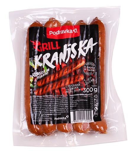 Kobasica kranjska grill 300 g Podravka