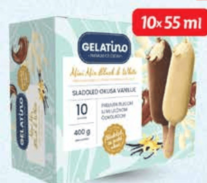 Sladoled mini štapić 10x 55 ml