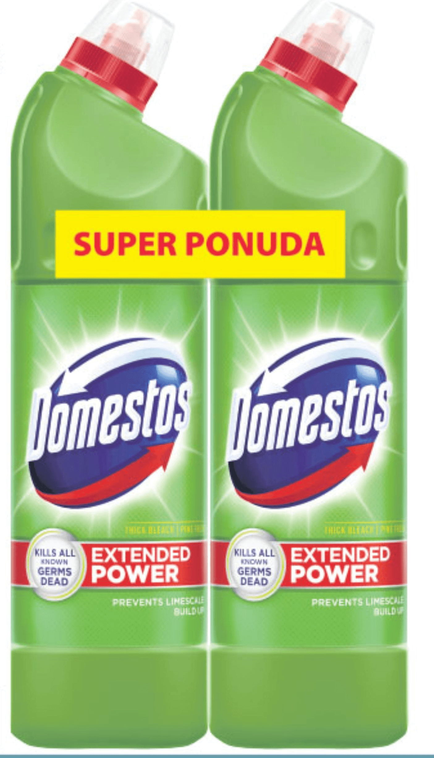 Sredstvo za čišćenje i dezinfekciju domestos 2x750ml