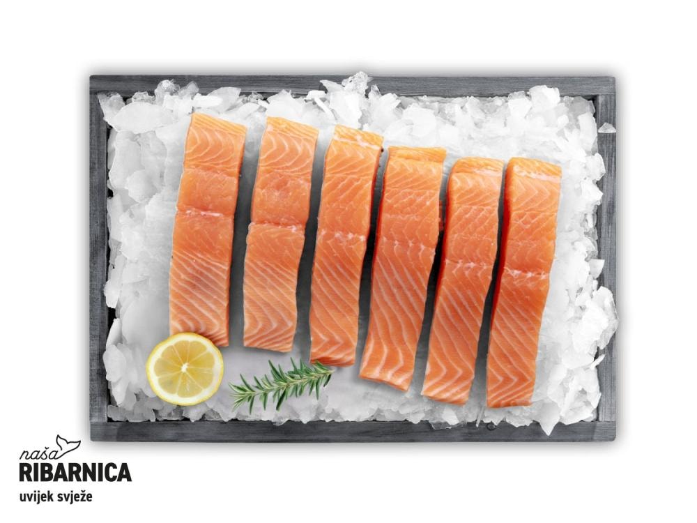 Svježi filet lososa xxl 8 x 125 g