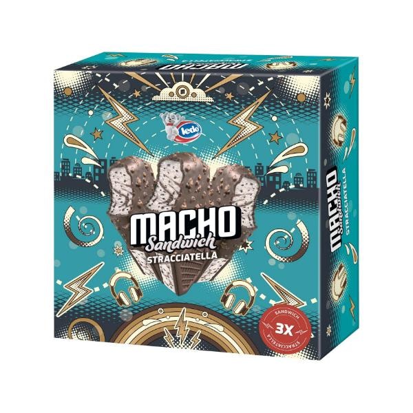 Ledo macho sandwich 3 x 90 ml