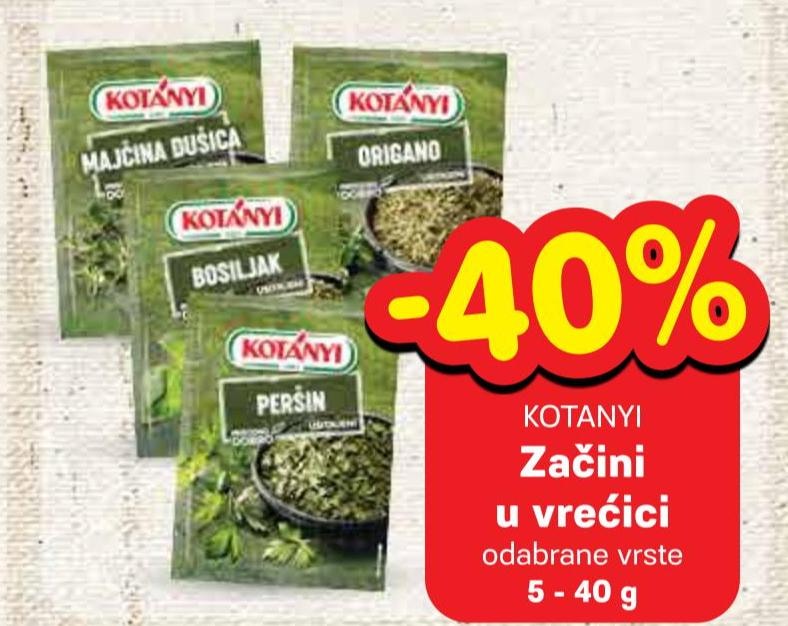 Začini 5-40 g