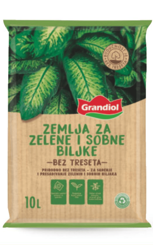 Zemlja za sobne biljke 10L