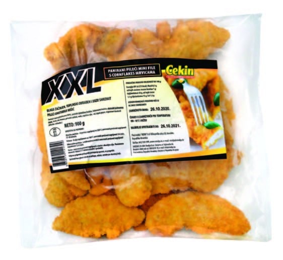 Panirani pileći mini file xxl 900g