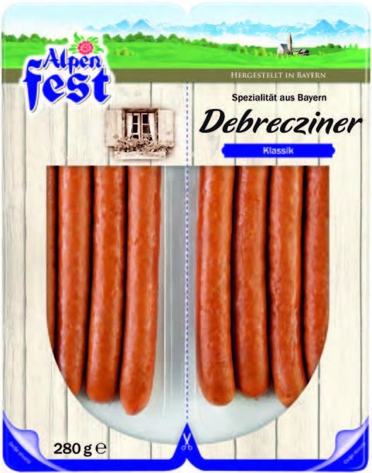 Debreciner kobasice 280 g