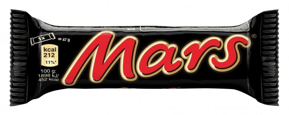 Čokoladni prutići Twix 75 g, Mars 70 g i Snickers 112,5 g