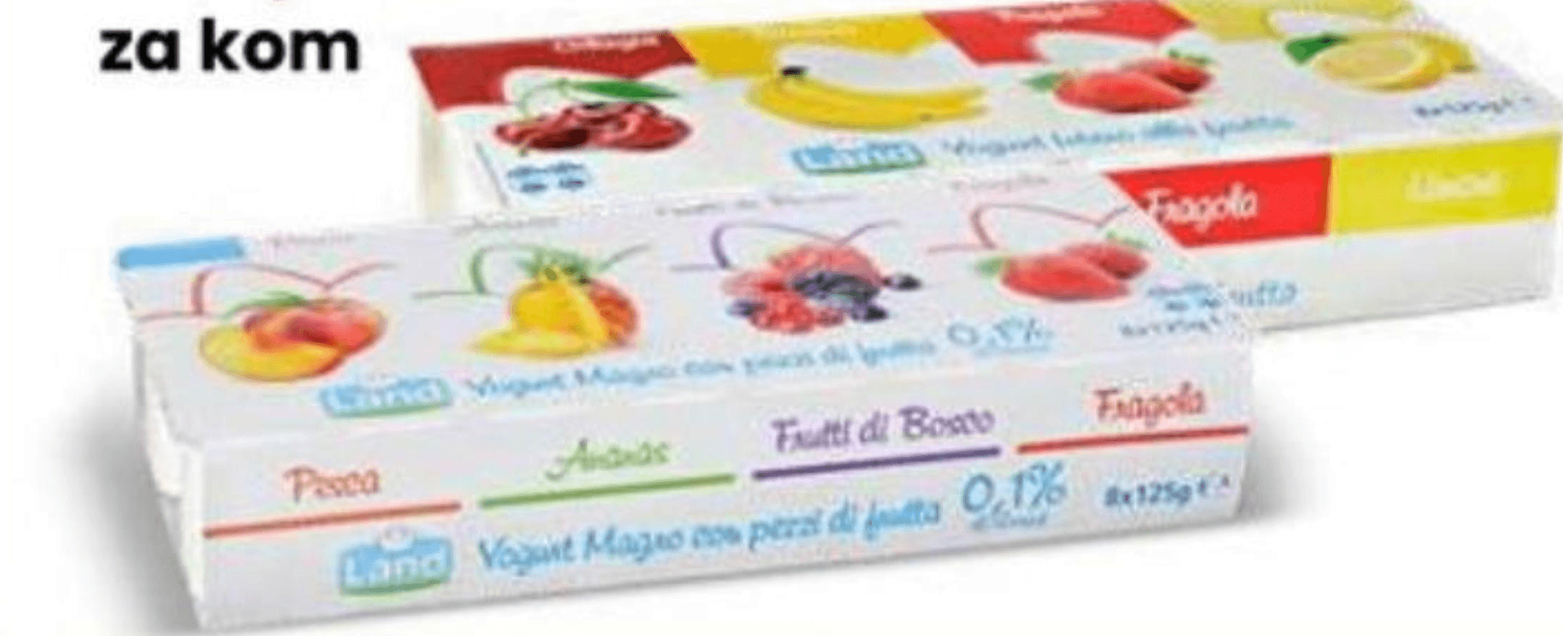 Jogurt voćni/voćni light mix 8 KOM
