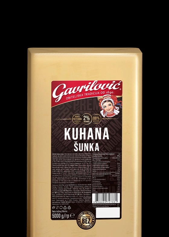 Kuhana šunka 5000g Gavrilović