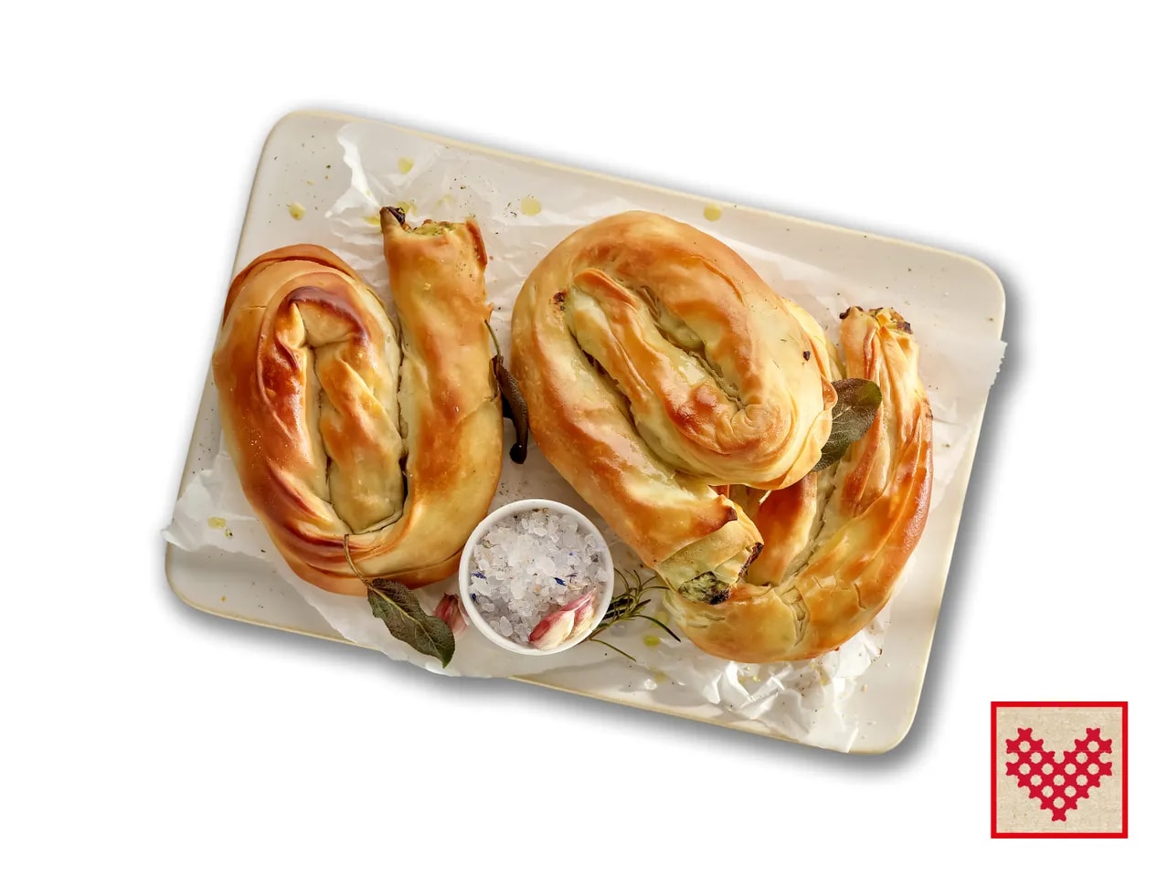 Burek sa sirom i špinatom 150 g