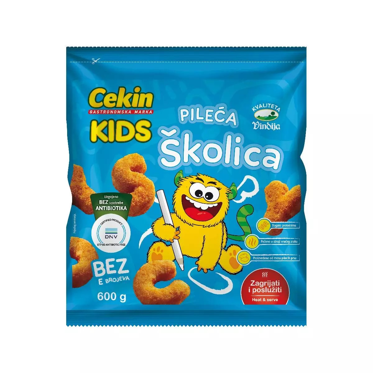 Pileći dinosi, školica, popsići 600g, 500g
