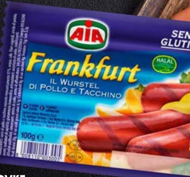 Pavo hrenovke frankfurt 100g