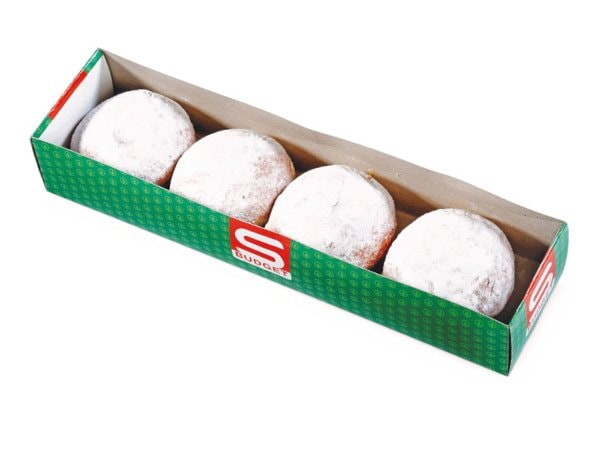 Krafna s nadjevom od marelice 240 g, 4 komada