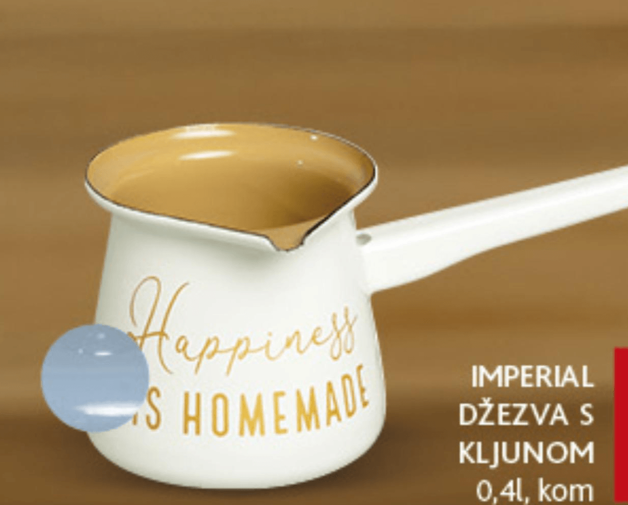 Imperial džezva s kljunom 0,4l, kom